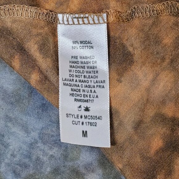 T-Party Tied Dye Boho Sleeveless Maxi Dress Women Size M Racerback - Picture 11 of 11